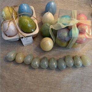Decorative Easter Egg Set in Pastel Colors